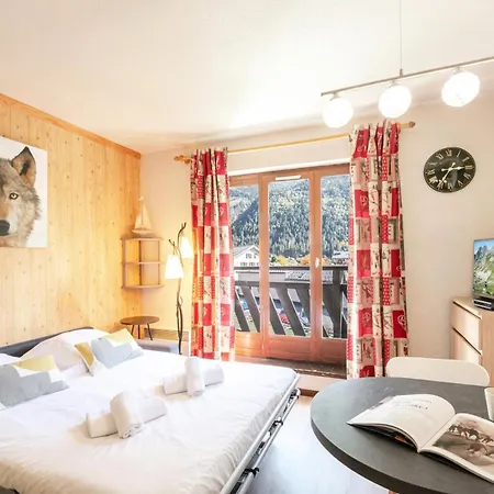 公寓 Sommets - Studio Pour 3 Personnes 834 霞慕尼